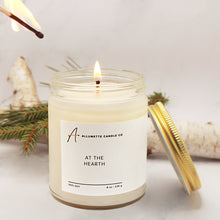 Load image into Gallery viewer, At The Hearth 8 oz Soy Candle