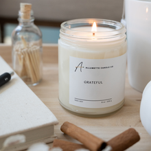 Load image into Gallery viewer, Grateful 8 oz Soy Candle