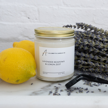 Load image into Gallery viewer, Lavender Meadows & Lemon Zest 8 oz Soy Candle