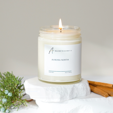 Load image into Gallery viewer, Aurora North 8 oz Soy Candle