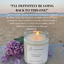 Load image into Gallery viewer, Coastal Lilac & Oakmoss 8 oz Candle