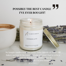Load image into Gallery viewer, Lavender Latte 8 oz Soy Candle
