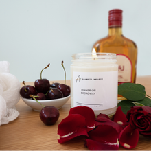 Load image into Gallery viewer, Dinner on Broadway 8 oz Soy Candle
